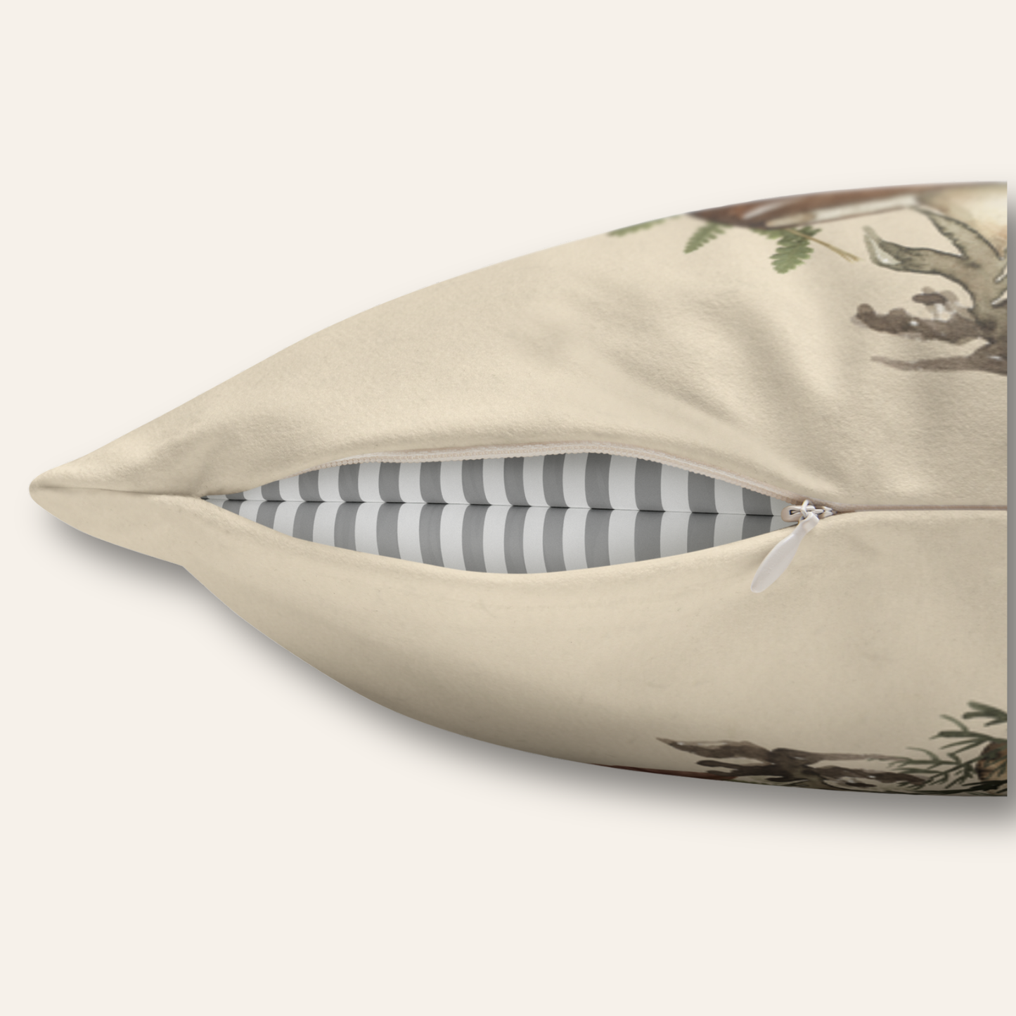 If Mushrooms Can Grow From Shit, So Can You — Vintage Botanical Pillow Cover