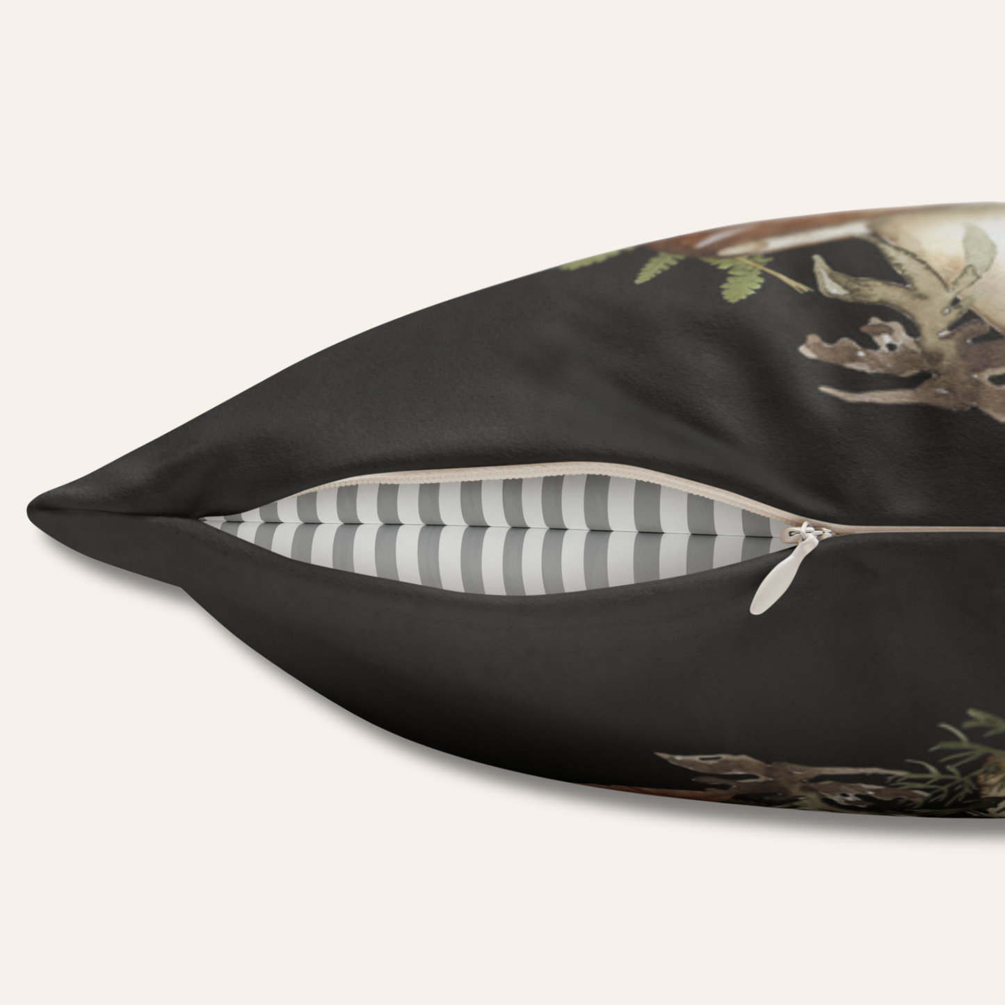 If Mushrooms Can Grow From Shit — Dark Academia Pillow Cover