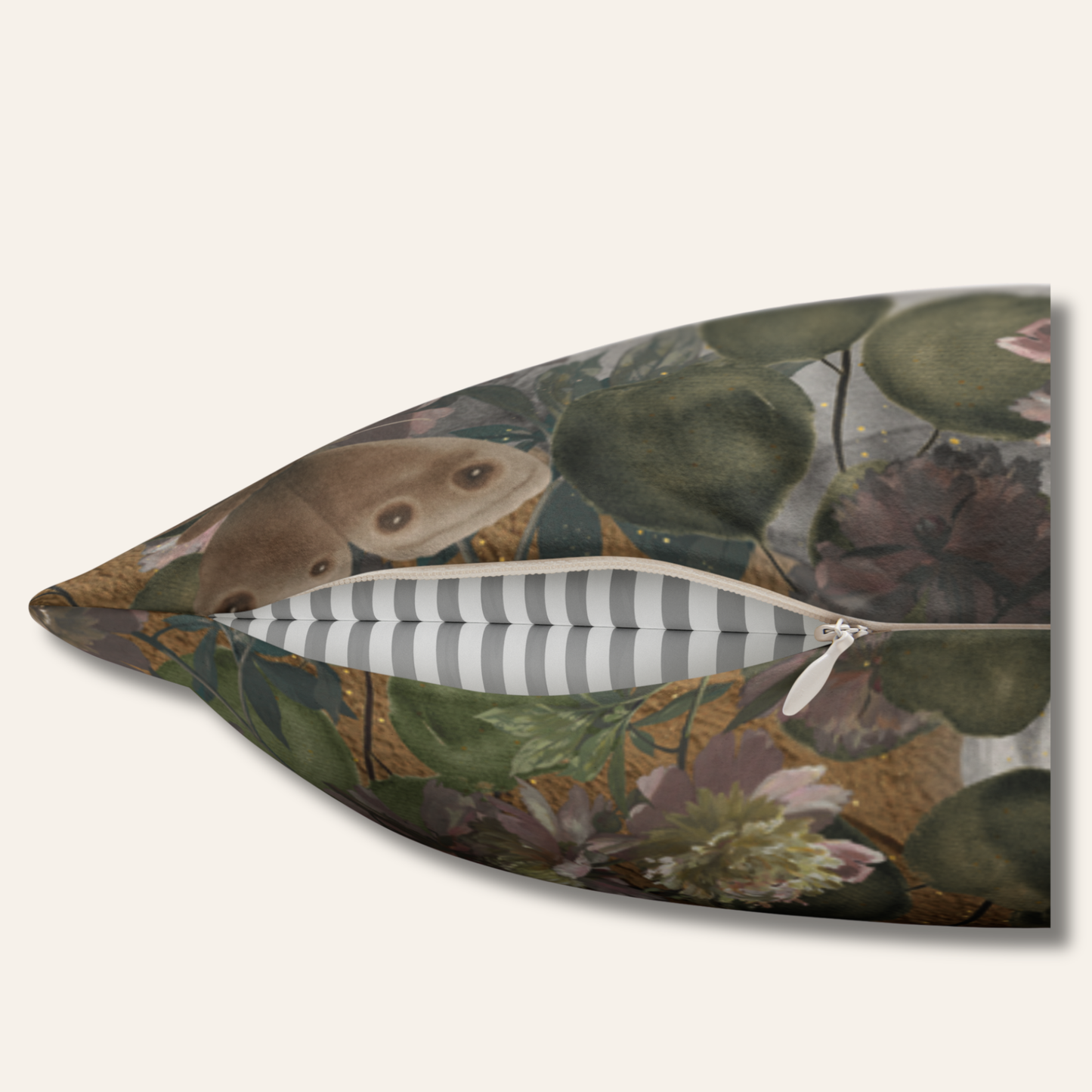 Rage Consumes Me — Dark Academia Cat Pillow Cover