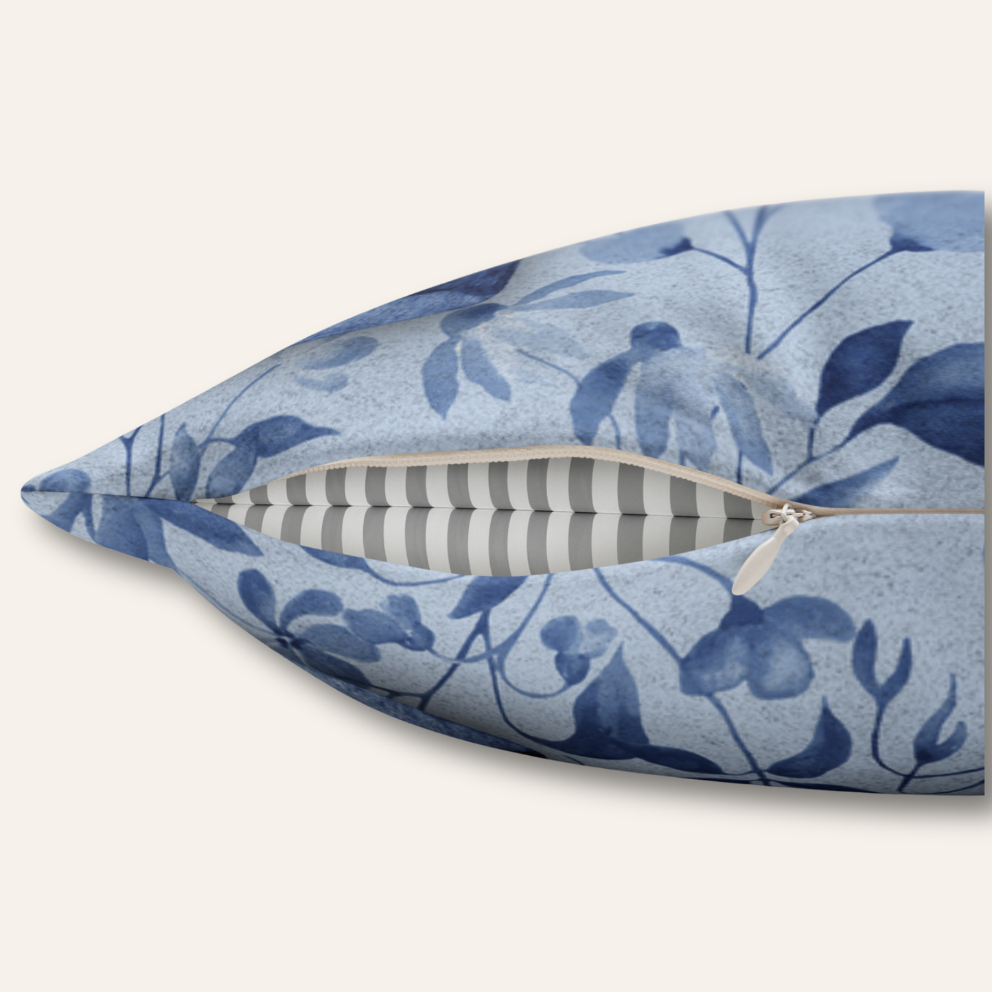 My Cat Said You’re a Bitch — Blue Chinoiserie Snark Pillow Cover