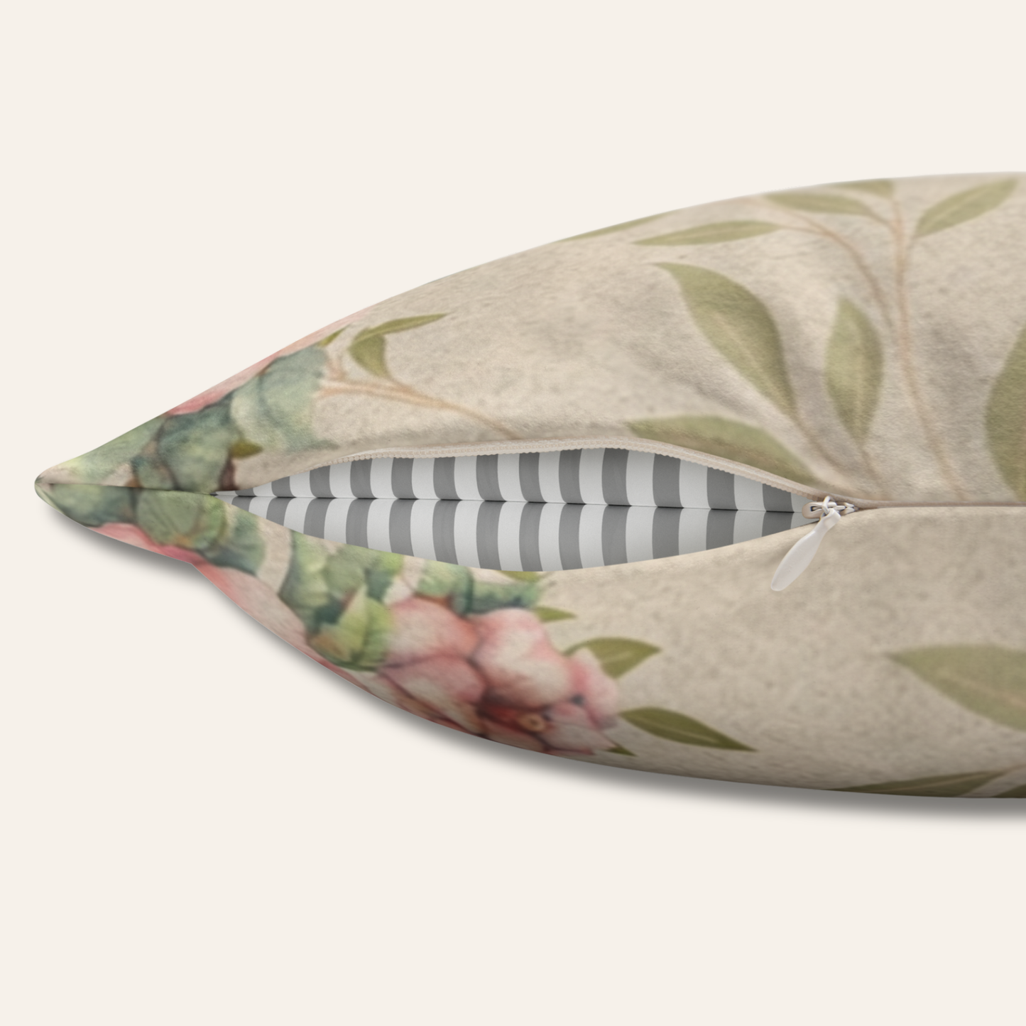 My Cat Said Not Today — Vintage Snark Floral Pillow Cover