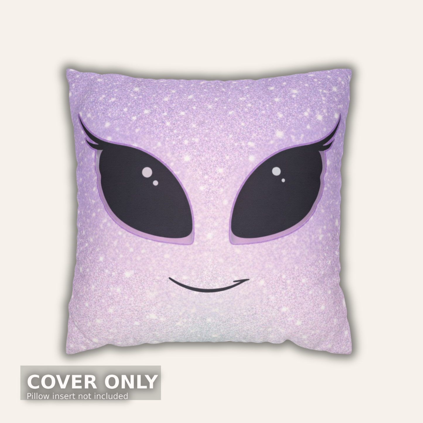Alien Aesthetic Pillow Cover – Cosmic Aliencore Room Decor