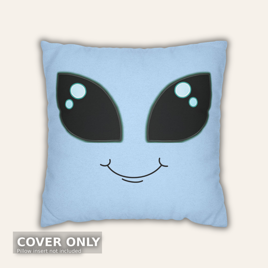 Alien Aesthetic Pillow Cover – Minimal Aliencore Room Decor