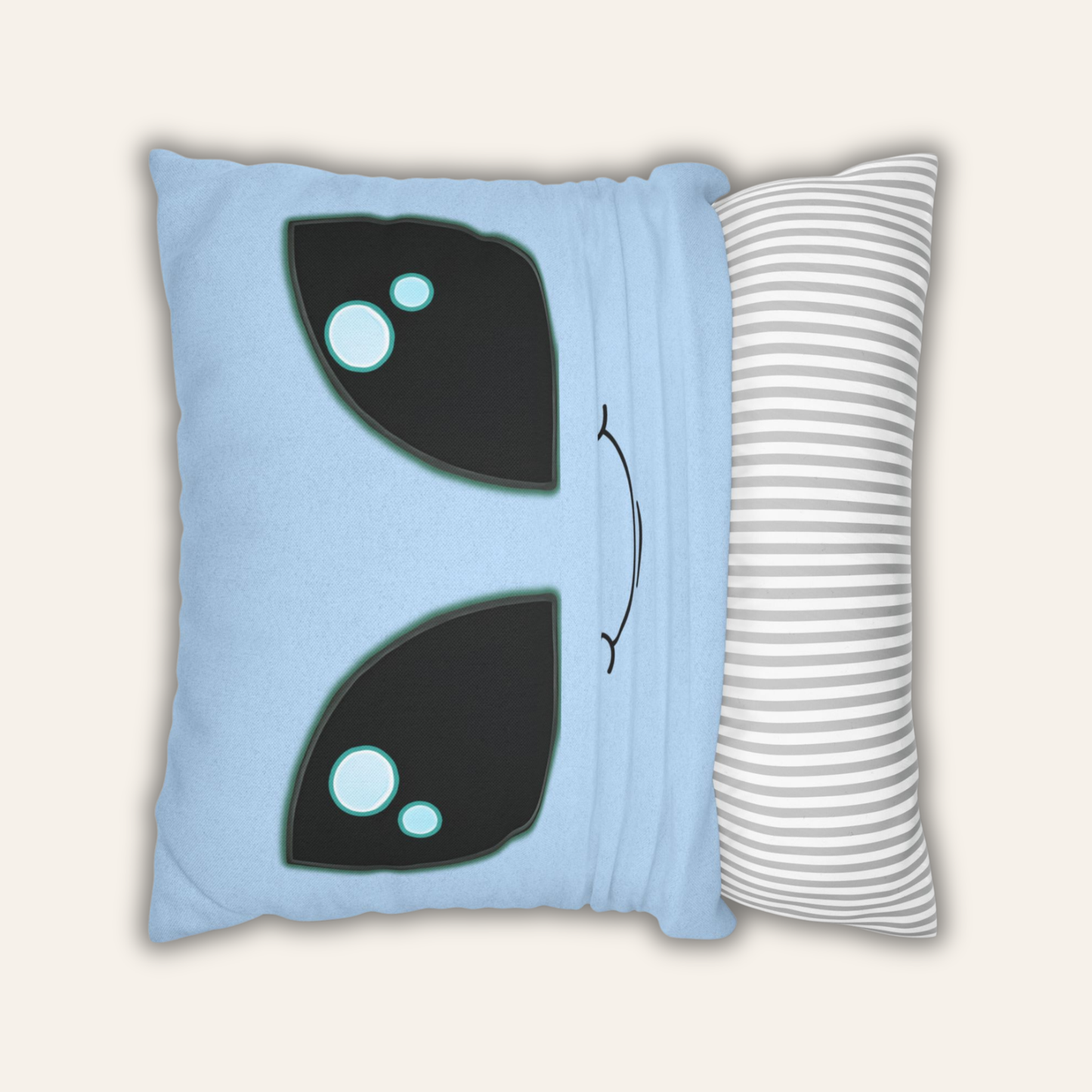 Alien Aesthetic Pillow Cover – Minimal Aliencore Room Decor